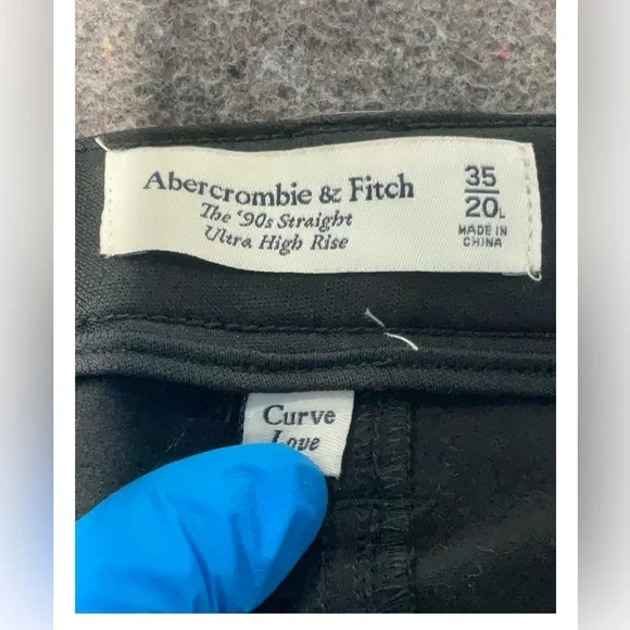 Abercrombie “The 90s Straight Ultra High Rise” Curve Love - Picture 3 of 4
